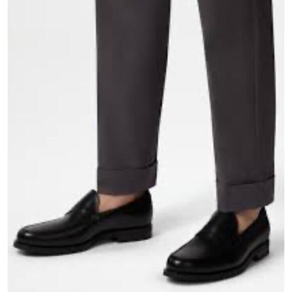 Tod\'s Black Leather Penny Loafer Driving Shoes •Mens US 7.5• Tods Italy $795 EXC main image 6